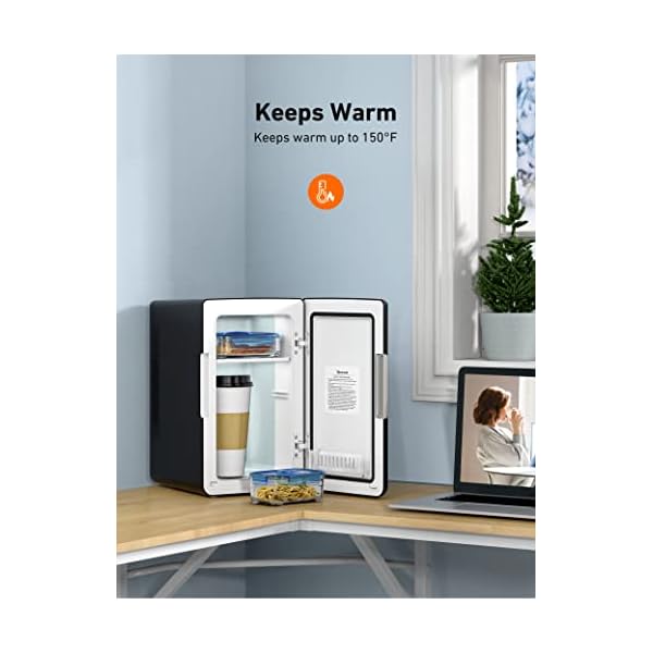 AstroAI Mini Fridge 2.0 Gen, 6 Liter/8 Cans Makeup Skincare Fridge 110V