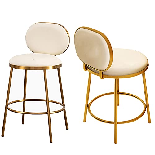 Tabourets de bar en velours Sipi pour coin coiffeuse et comptoir de cuisine moderne
