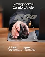 ProtoArc EM11 NL Kabellos Bluetooth5.0 Ergonomische Vertikale Maus – Ansicht 7