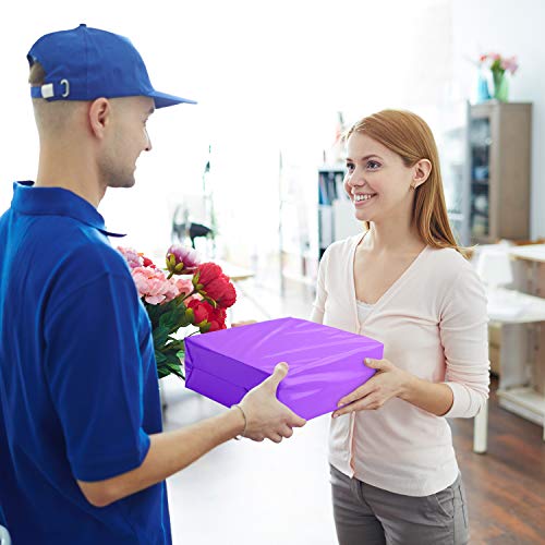Image of Metronic Poly Mailers 12x15.5 200 Pack Large Shipping Bags,Strong Adhesive Mailing Bags, Waterproof and Tear-Proof Multipurpose Envelopes for Clothing, Small Business,Boutique, Postal Bags Purple