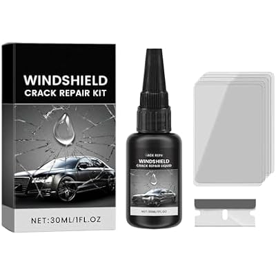 Windshield Crack Repair Kit, 2026 Upgraded Windshield Repair Kit, Windshield Repair Liquid for Cracks, Car Window Repair Kit for Glasses, Mirrors (1)