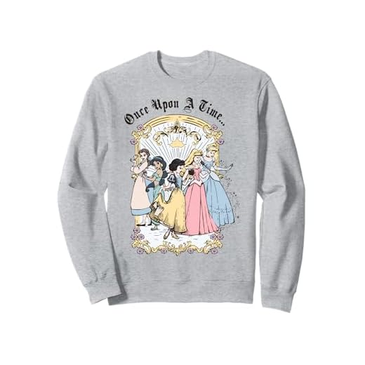 Disney Princess Once Upon A Time Vintage Cartoon Sweatshirt