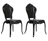 muebles barroco tulua Estructura monobloque de policarbonato resistente: fabricada en policarbonato de calidad, ofrece estabilidad y durabilidad en el tiempo manteniendo una estética sofisticada.