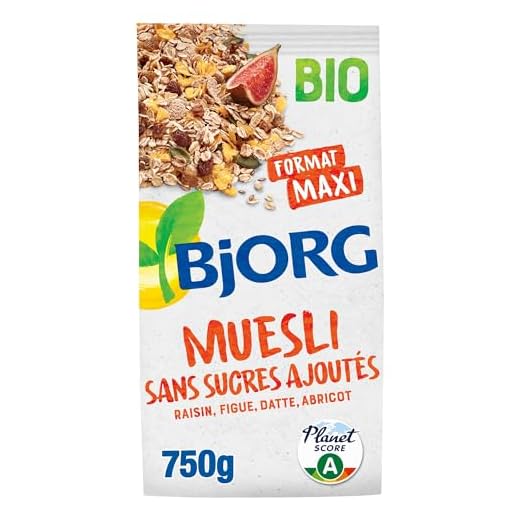 Muesli Bio Sans Sucres Ajoutés de BJORG