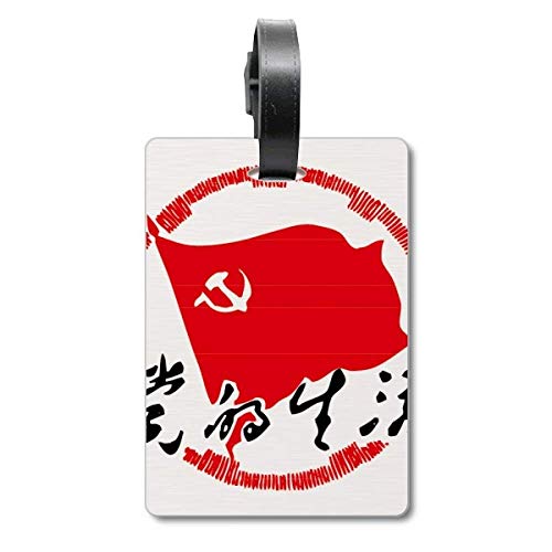 Étiquette de valise et bagage voyage emblème chinois haute visibilité