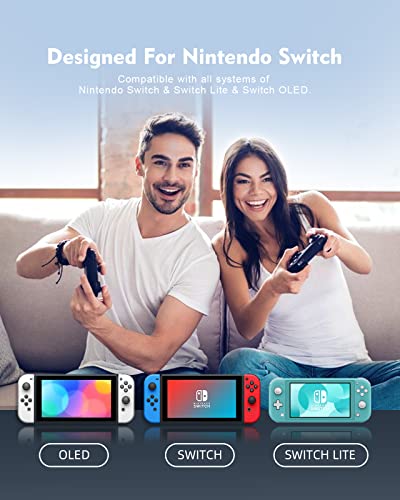 Switch Controller，Pro Controller For Switch/Switch Lite/Switch Oled,Nenotoh Switch Remote Controller Gamepad Joystick, Adjustable Turbo And Dual Vibration，Ergonomic Non-Slip #TOP5