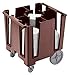 Cambro DCS950131 Versa Dish Caddy Dark Brown Case of 1