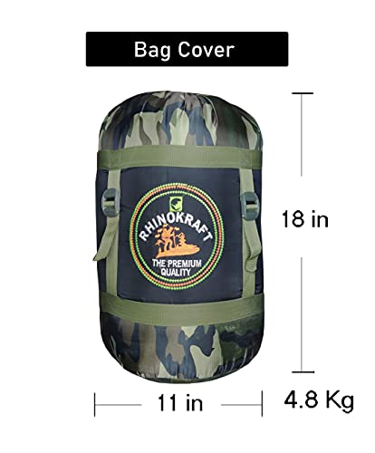 Image of Army Couple 2 in 1 Sleeping Bag! Temperature -2 to 15 Degree Celsius ! Weight 4.8 Kg! Warm and Comfortable Sleeping Bag Great for Camping or Hunting! Perfect for a Family Campout!