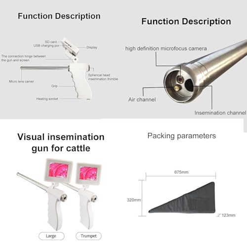 Caméra 15 MP pour kit d'insémination visuelle de bétail de précision - 5