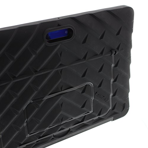 Gumdrop Hideaway Case with Stand Designed for Dell Venue 10 Pro 5055 Tablet for K-12 Students, Teachers, Kids - Black, Rugged, Shock Absorbing, Extreme Drop Protection