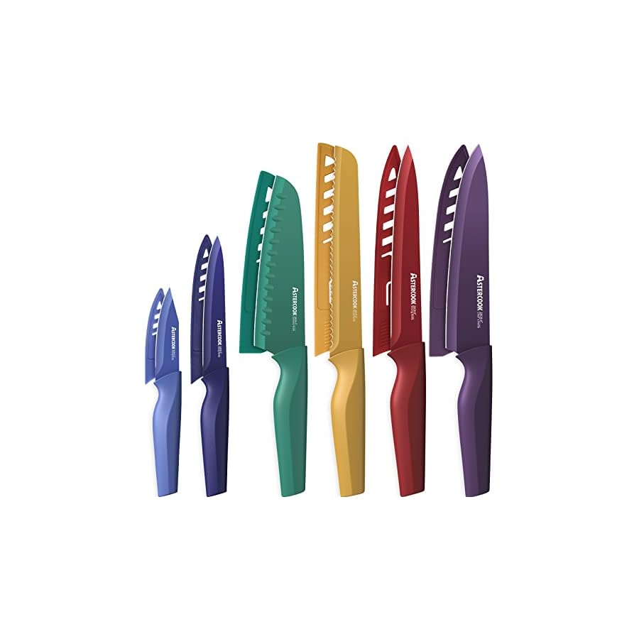 Astercook-Knife-Set-12-Pcs-Color-Coded-Kitchen-Knives-Set-6-Color-Anti-Rust-Coating-Stainless-Steel-Chef-Knife-Sets-with-6-Blade-Guards-Dishwasher-Safe Astercook Knife Set, 12 Pcs Color-Coded Kitchen Knives Set, 6 Color Anti-Rust Coating Stainless Steel Chef Knife Sets with 6 Blade Guards Dishwasher Safe
