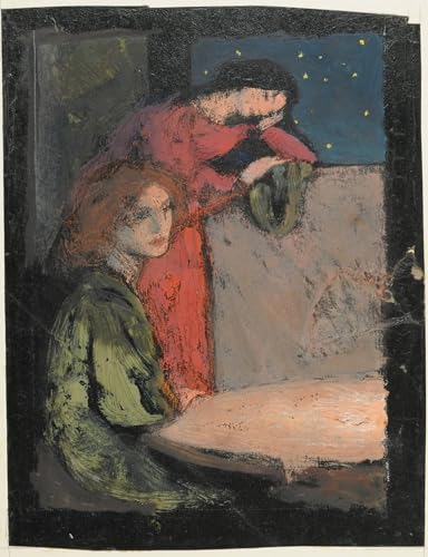 Toile Deux filles de Frederick Cayley Robinson 60x90cm pour salon