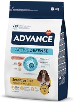 Advance Medium Maxi Sensitive Salmon, Pienso para Perros de Razas...