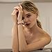 Moolia Metal Band Compatible with Apple Watch Band 42/44/45/46/49mm Women Rhinestones Resin Wristband Bling Diamond Bracelet for iWatch Series 10 9 8 7 6 5 4 3 2 1 SE Ultra, Rose Gold Pink