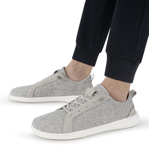 Image of Men's Barefoot Wide Toe Box Shoes - Minimalist Barefoot Shoes with Zero Drop Sole Extra Wide Slip on Walking Shoes for Men
