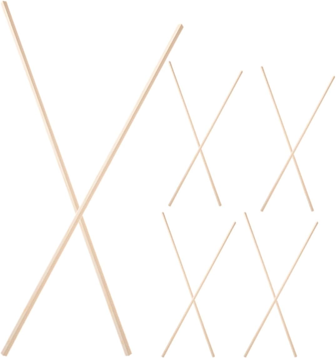 12pcs Wooden Molding Trim for DIY Window Screen Models 8mm
