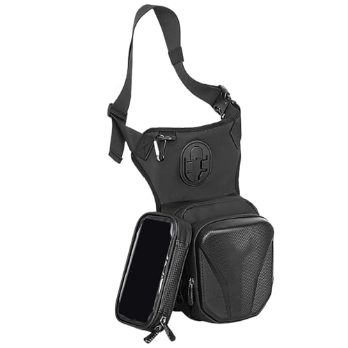 Jambe pour homme | Sac de randonnée et de moto avec ceinture réglable, imperméable avec ceinture adaptable pour outils, cyclisme et utilisation quotidienne, 21 pouces, riferimento alla