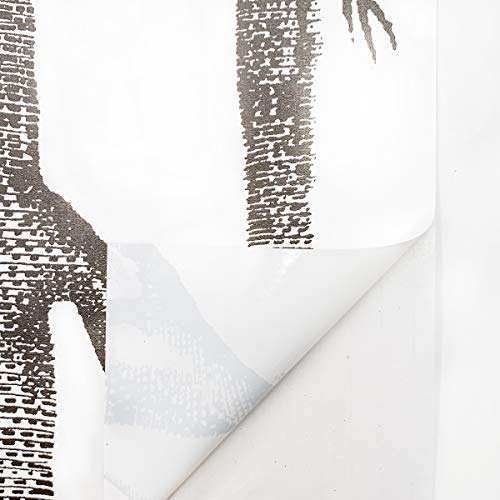 Yifely Black Tree Furniture Paper Peel & Stick Pvc Shelf Drawer Liner Covering Old Dining Table Jewerly Boxes Xmas Gift 17.7 Inch By 9.8 Feet #TOP4