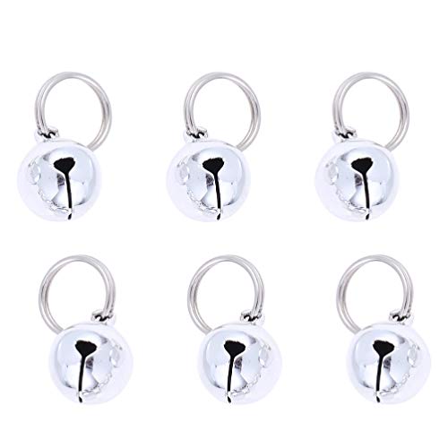 balacoo Cat Bells for Collar Loud Jingle Bell Pendant - Non Rust Pet Tracker Lost Bells Ornament for Small Medium Dogs Cats (5Pcs,18MM)