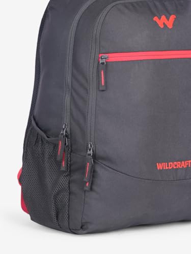 Image of Wildcraft Nylon 32 Ltrs Water-Resistant Backpack for Men & Women - Expedition LPBP 32 Ltrs Casual Backpack - Dark Grey