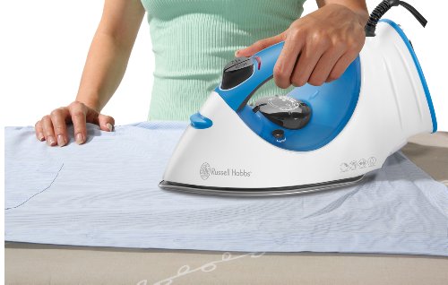 Russell Hobbs Ir5000 Easy Fill Iron With Verticle Steam Burst, White/Blue #TOP4