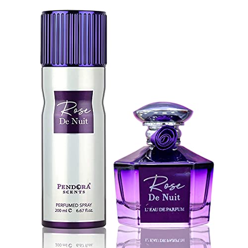Rose De Nuit Eau De Parfum Fragrance Scent Perfume for Women 100ml – Paris Corner Perfumes (Rose De Nuit Duo)