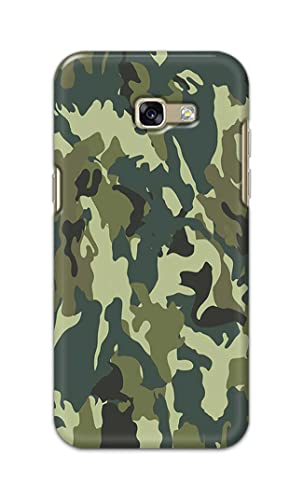 Image of PRINTFIDAA Printed Hard Back Cover Case for Samsung Galaxy A5 2017 Back Cover (Green Army Camouflage) -1803