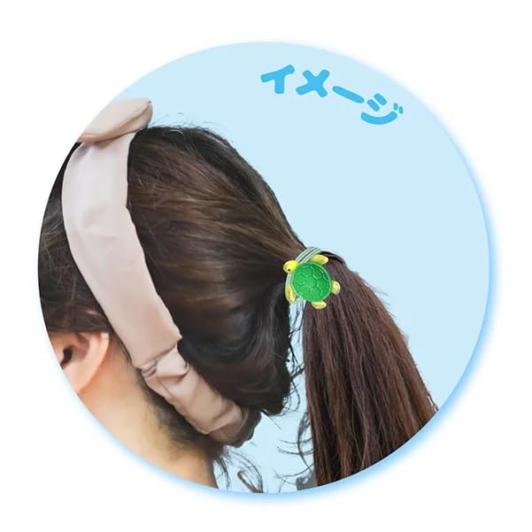 Amazon | ヘアゴム 髪ゴム ヘアアクセサリー アクア水族館