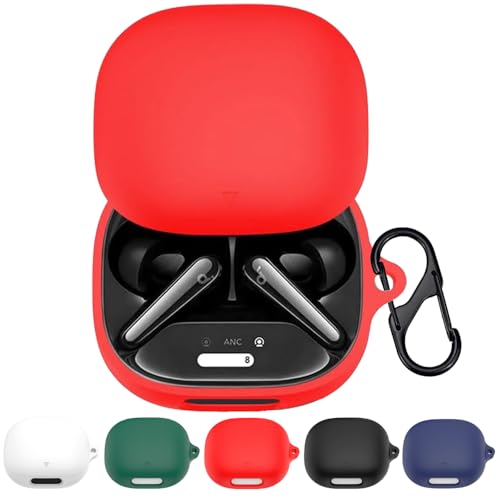 KOMININA �P�[�X Anker Soundcore Liberty 4 Pro �p�̃P�[�X �V���R�[���� ���C�����X �C���z���P�[�X Soundcore Liberty 4 Pro �p �J�o�[ �����[�d�\ �C���z���J�o�[ �����h�~ �L�Y�h�~ �ϏՌ�