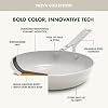 GreenPan Nova 10-Piece Nonstick Cookware Set, PFAS-Free Ceramic Pots & Pans with Silicone Cooking Utensils, Durable Fast Heating, Induction Ready, Oven Safe to 600°F, Dishwasher Safe, Cream White #3