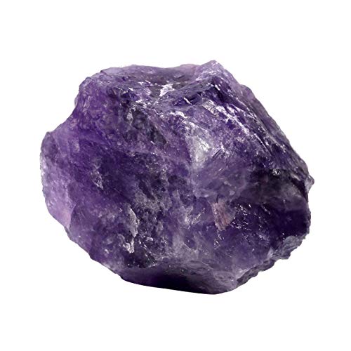 JSDDE Natural Rough Amethyst Crystal Raw Stone Rock Crystals for Tumbling Cabbing Reiki Healing...