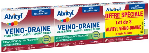 Alvityl Veino-Draine 3 x 30 Gélules