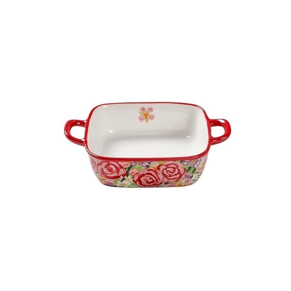Cocotte céramique artisanale 1l avec double anse pour repas de famille