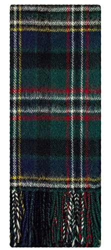 Écharpe Scott Green Modern Tartan en laine pour vos balades d'hiver