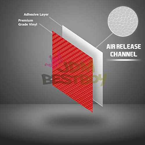 Jdmbestboy 4"X8" (10Cmx20Cm) Sample 3D Brown Carbon Fiber Matte Textured Vinyl Wrap Car Decoration Sticker Air Relasese Bubble Free Self Adhesive Decal Film #TOP4