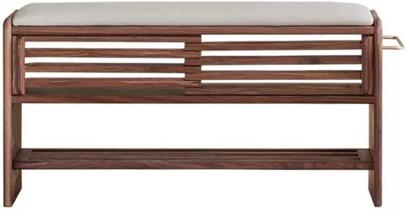 Banc de rangement meuble à chaussures pour s'asseoir confortablement dans le couloir