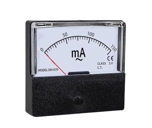 Indicateur CC-CA mécanique ampèremètre de tableau de type DH670