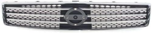 Front Grille Chrome/Dark Gray Plastic For Nissan Maxima 2009-2011 - NI1200231