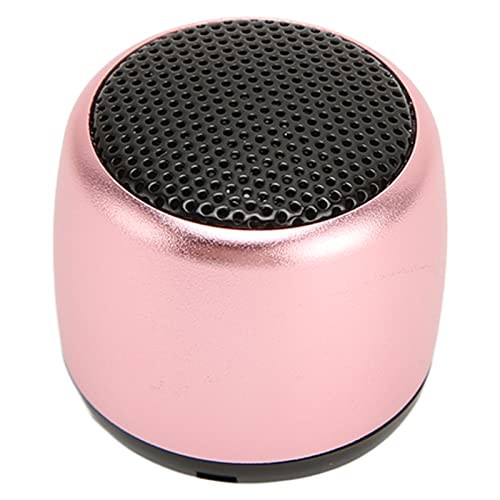 Image of Mini Bluetooth Speaker, Portable Wireless Speakers with HD Sound Heavy Subwoofer, USB Rechargeable Small Speaker for Indoor and Outdoor (Pink)