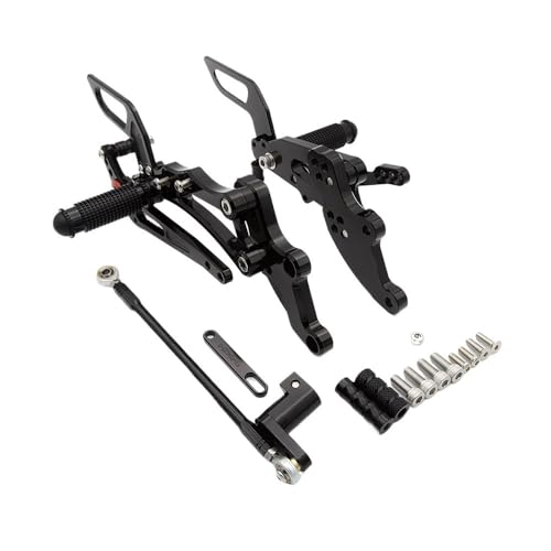 Pédale arrière réglable pour moto RS4 125 4T en aluminium CNC résistant