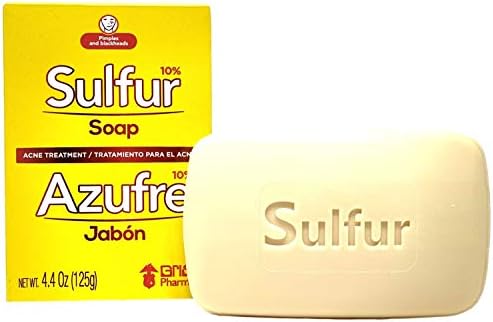 Sulfur Acne Treatment Soap with Lanolin 4.40 Oz Bar