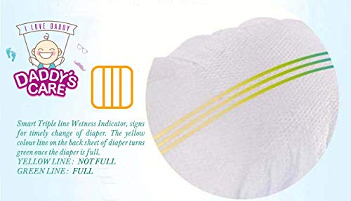 Image of Daddy's Care Ultra-Thin Disposable Pull-Up Diapers With Wetness Indicator - Xxxl Size - 40 Count - Unisex