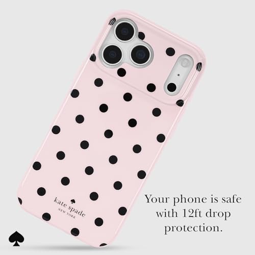 Image of kate spade new york iPhone 17 Pro Max Case - Compatible with MagSafe - Designer Phone Case - Cabana Dot Pink