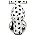 Allegra K Women's Polka Dots Heels Ankle Strap Chunky High Heel White Sandals 7 M US