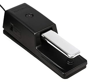 High-quality pedal with non-slip rubber base Extra long cable for stacked keyboard setups Full and half-damper compatible