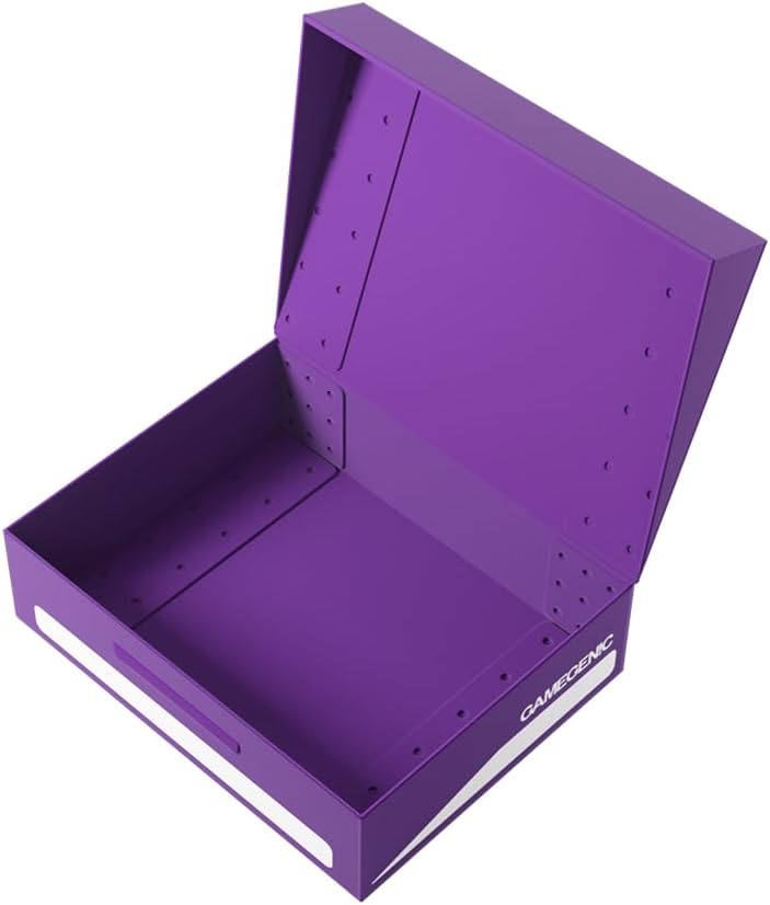 Gamegenic Token Holder | Protect and Store Game Tokens | Durable Storage Box for Tokens, Dice, Cards and other Game Accessories | Compatible with Board Games, LCG and TCGs | Purple Color | Made
