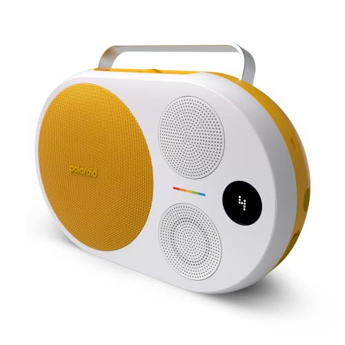 Polaroid-P4-Music-Player-Yellow--Powerful-Large-Room-Wireless-Bluetooth-Speaker-Rechargeable-with-Dual-Stereo-Pairing