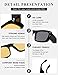 kimorn Sunglasses for Women Men Trendy Retro Fashion Sun Glasses 90’s Vintage Y2K Oversize Square Frame Shades K1337 (Black Yellow+Black Grey)