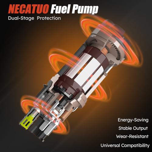 E3790M Electric Fuel Pump Module Assembly w/Sending Unit Pressure Sensor Compatible with Buick Enclave Chevrolet Traverse GMC Acadia Limited Saturn Outlook 3.6L V6, For 22833390 by NECATUO - Image 4