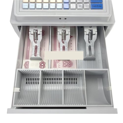 Caja registradora C50 con detector de billetes UV e impresora integrada 5